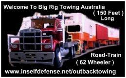 Towing long australian trucks !