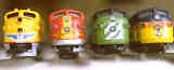 F7 lineup: U.P. = Micro-Trains Line/others M�rklin