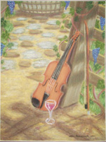 click here to see more paintings with violins