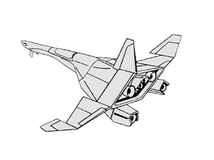 F-42 Phantom line art