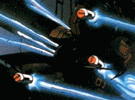 Firebirds launched by an HWR-00 Monster on board the SDF-1