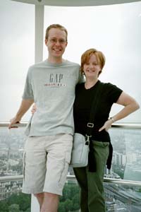 Kim & Tom on London Eye