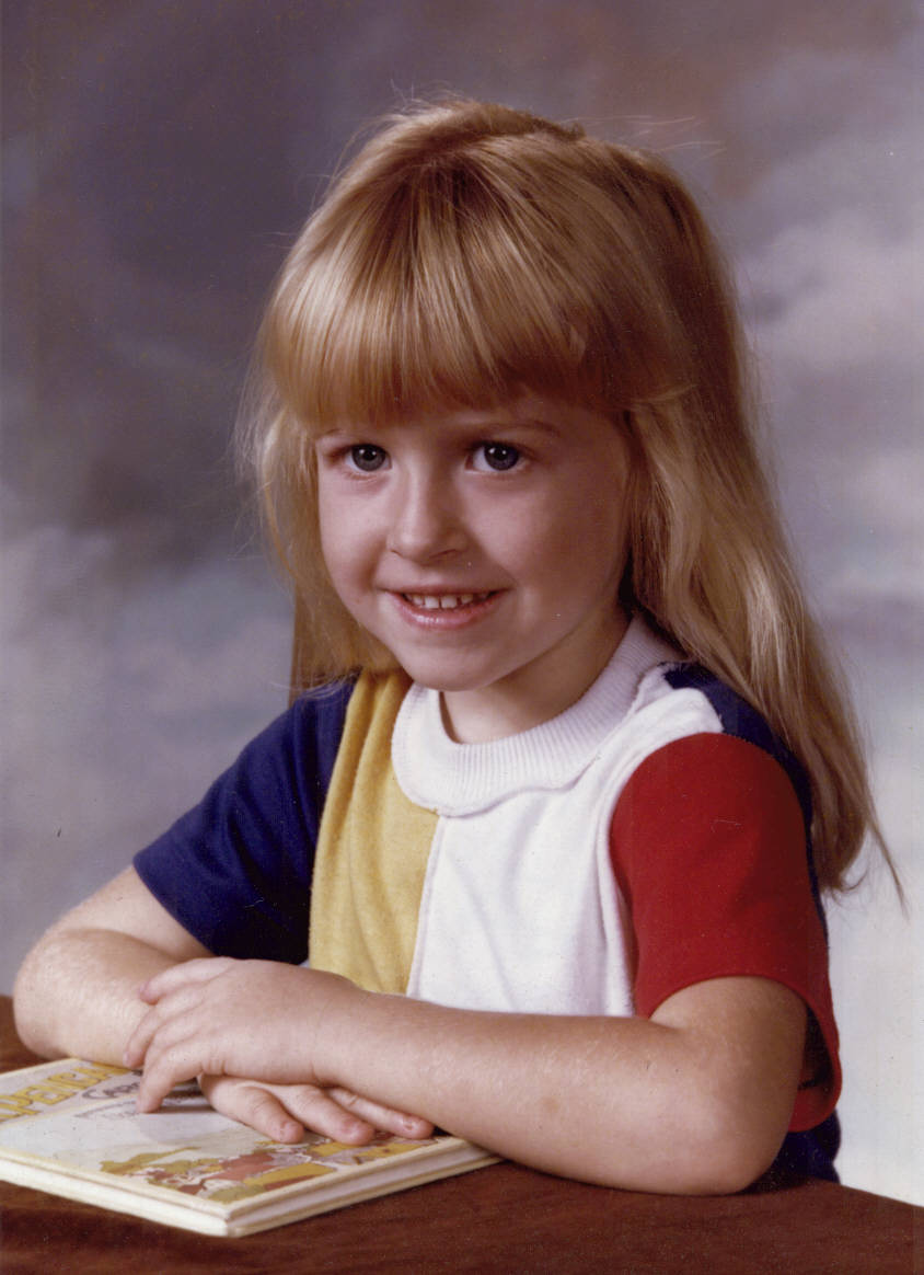 Kimberly Anne ready for school