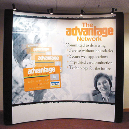 The Advantage Network Trade Show Booth Graphics