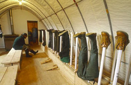 Our Drying Room - unique to Goodnews
                  River Lodge!