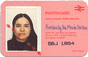 This is a picture of my photocard to use London's Undergroud as well as the British Railway.