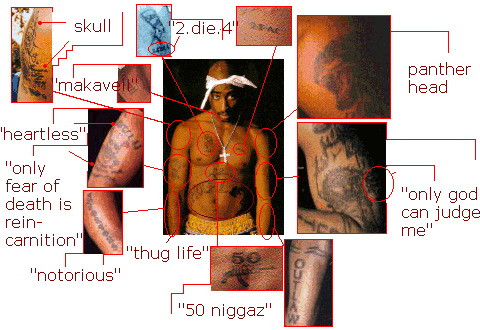 2pac tattoo. quot;2pac#39;s Tattoo#39;s backquot; quot;2pac#39;s