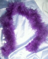 Purple Fur Boa