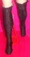 Black Fishnet Thigh Highs
