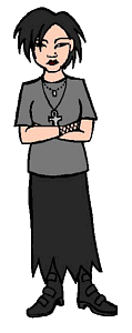 the goth chick
