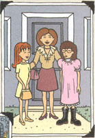 Morgendorffer girls all dressed up