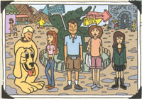 The Morgendorffers at a fair