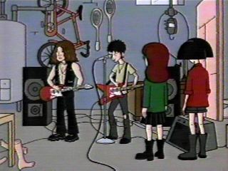Daria & Jane watching Trent & Jesse