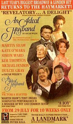 Kim Thomson as Lady Chiltern in 'An Ideal Husband'