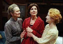 Kim, as Irina, with Anna Carteret and Belinda Lang in 'Three Sisters Two' (2002)