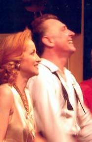 Kim Thomson with Rik Mayall in 'Present Laughter' (2003)