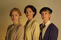 Kim Thomson (as Irina Prozorova)  with Belinda Lang and Anna Carteret in 'Three Sisters Two' (2002)