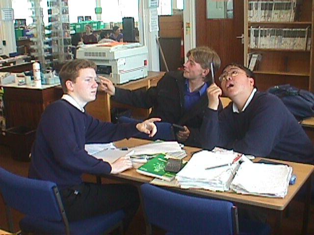 From left to right - Luke, Laurence and ME!