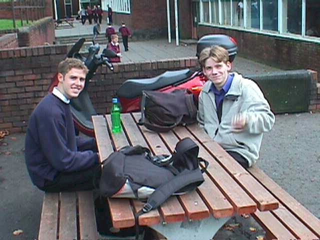 Owain on the left and Laurence on the right if you haven't noticed it!