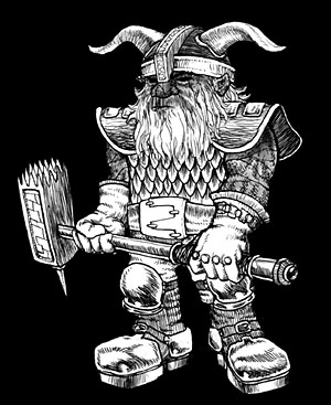 Dwarve and Hammer