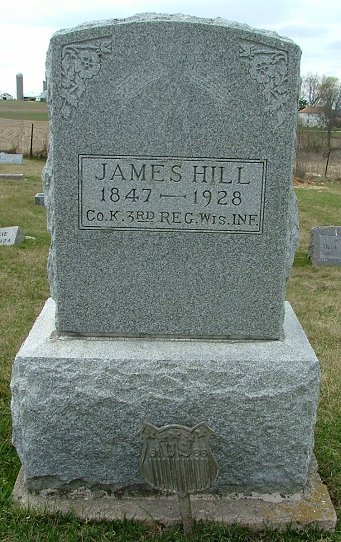 James Marvin Hill Gravestone - North Clayton Cemetery