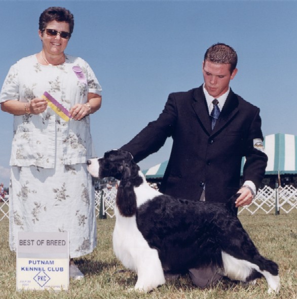 Trevor takes Best of Breed at Putnam KC
