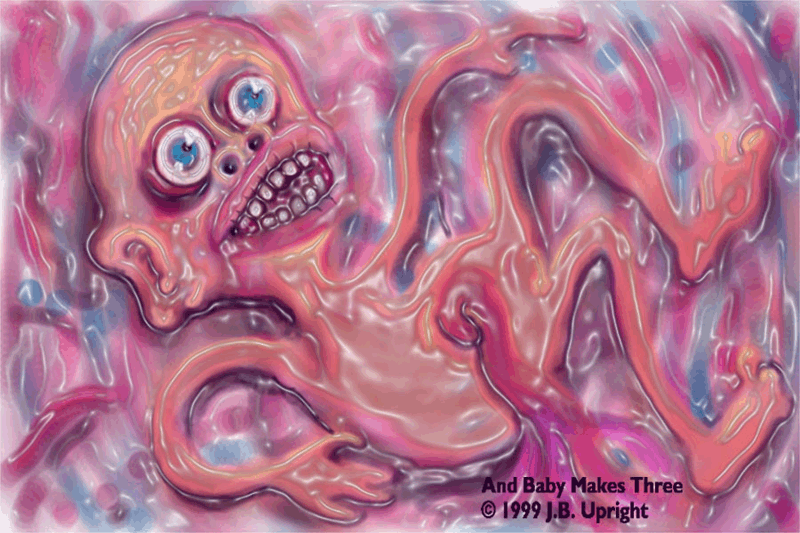 'the Nasty Foetus' copyright � 1999 James Upright