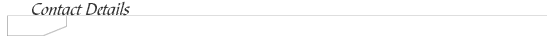 Contact Details