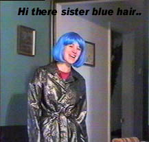 Leya With Blue Hair