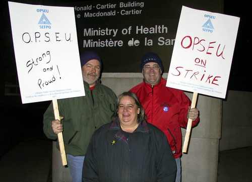 OPSEU Strike Begins 