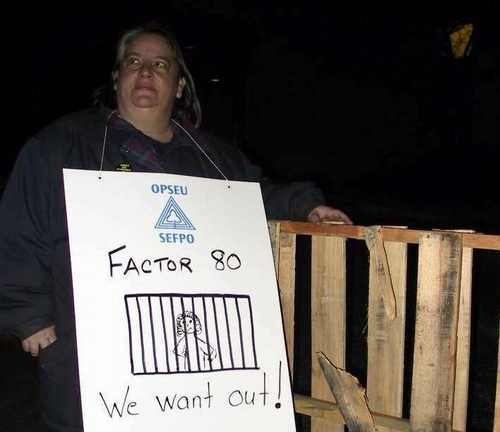 OPSEU Strike Begins 