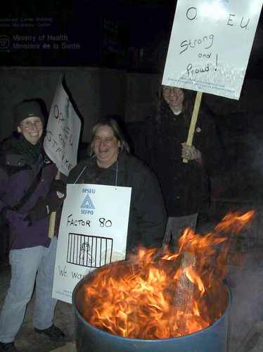 OPSEU Strike Begins 