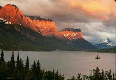 St. Mary�s Lake in Montana�s Glacier National Park