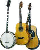 Guitars, Banjo