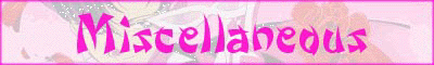 Miscellaneous