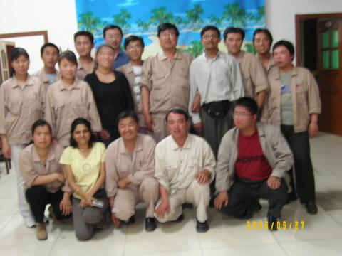 After the Mega Party on the Celebration day... Commissioning of the Plant... With all Plant Operators and Plant Manager...