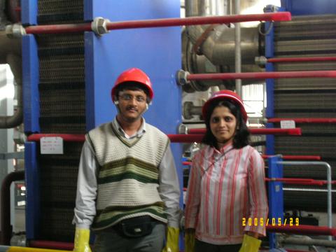 Commissioning the Plate Evaporator with Vaishali Madam... The Automation Engineer...