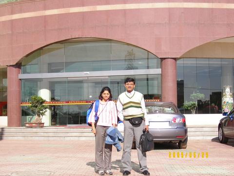 Leaving the Hotel to go to the Plant for the Commissioning... Photo taken on the Product Trial Day...
