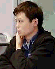 This is Masahiro Sakurai, the Kirby's creator.