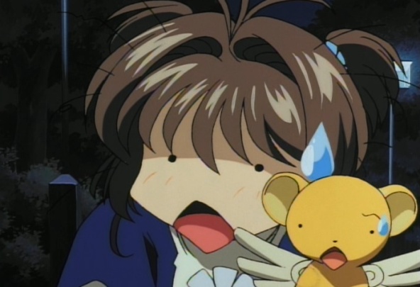 Sakura and Kero-chan of Card Captor Sakura