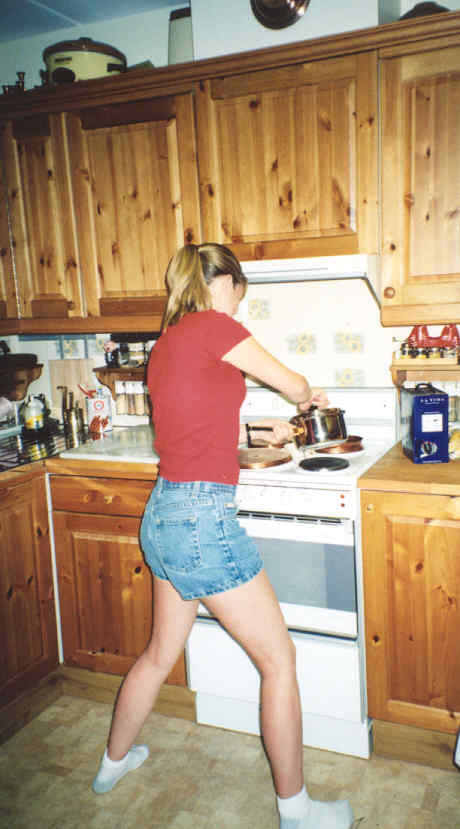 Cooking Popcorn at Jean's
