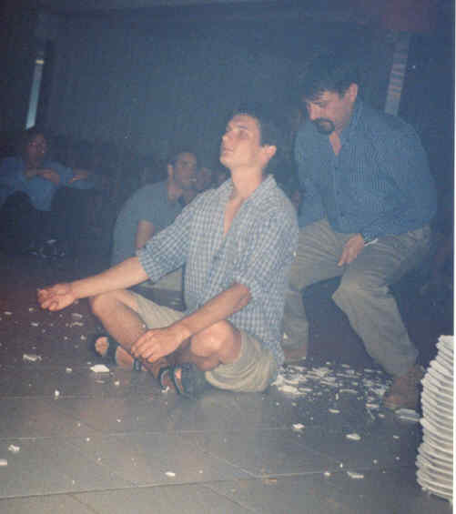 Ouzo Circle Plate Smashing