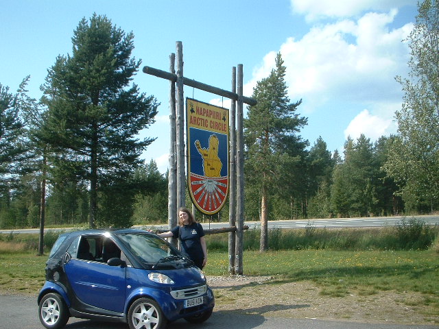 27 jul 2003 Finally at the Arctic Circle