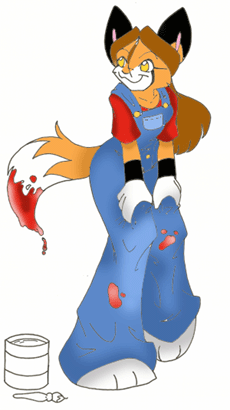 oops! i forgot to color the bucket and brush *blush*...