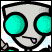 Gir from invader zim - drawn at robyns house / GIR contest - i won