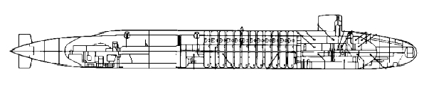 Ohio-class Submarine Cutaway
