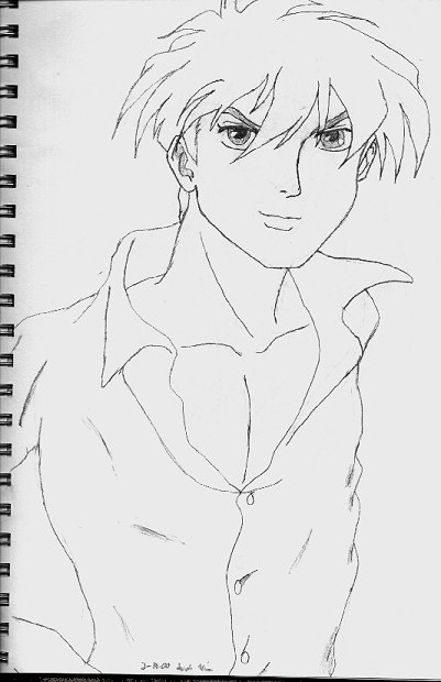 Close up of Heero