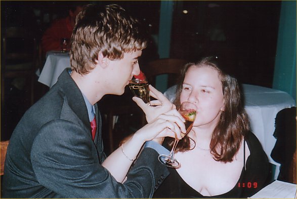 Drinking Champagne