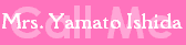 no, honestly. i'm being serious. call me Mrs. Yamato Ishida. why are you laughing?!?!