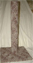 Rose/gray pattern post.